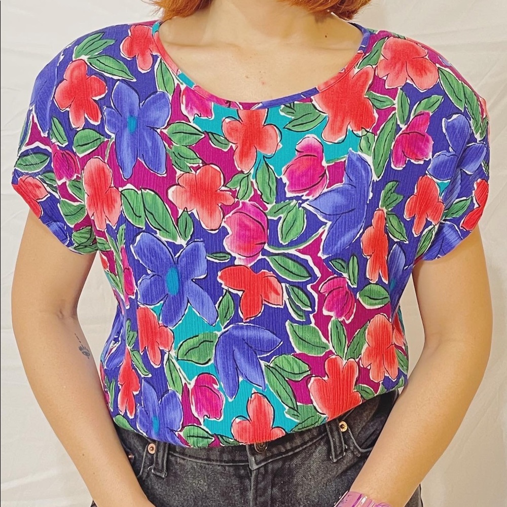 Vintage floral top